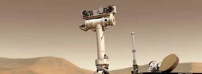 Rover on mars